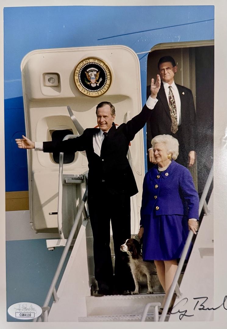 President George Bush Signed 8x10 Photo - JSA COA